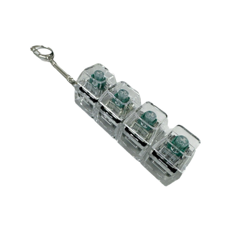 Stress Relief Mini Keyboard Keychain