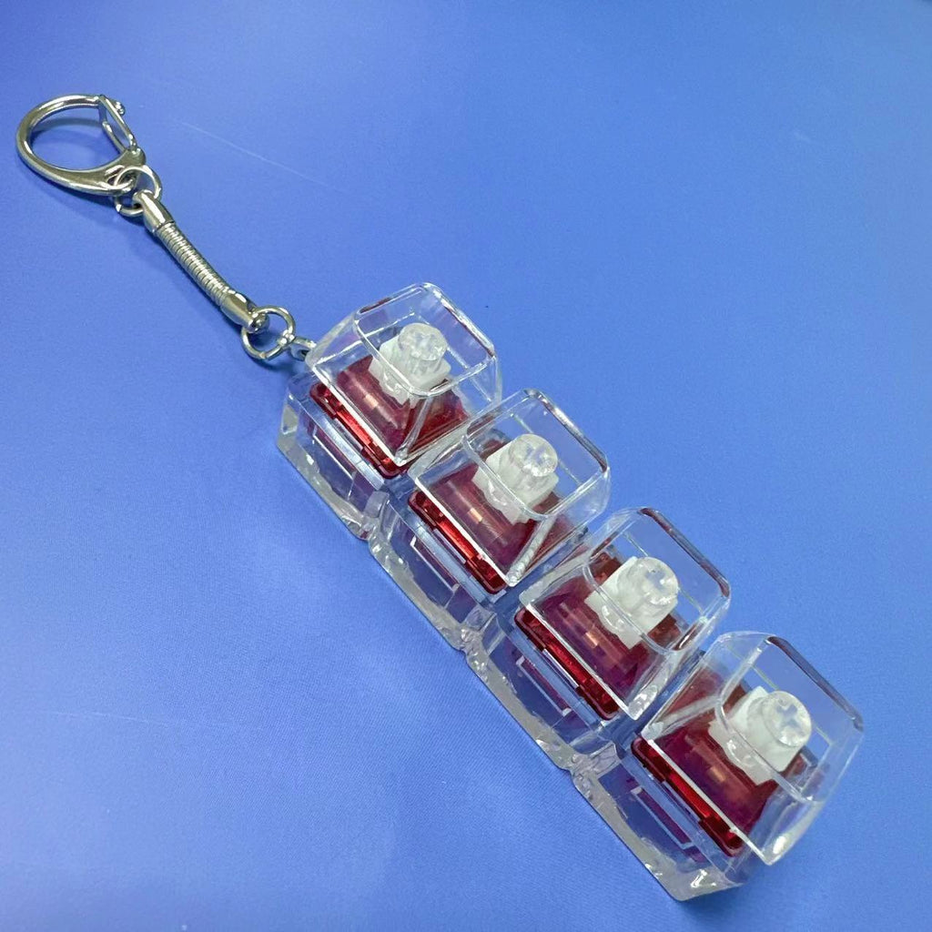 Stress Relief Mini Keyboard Keychain
