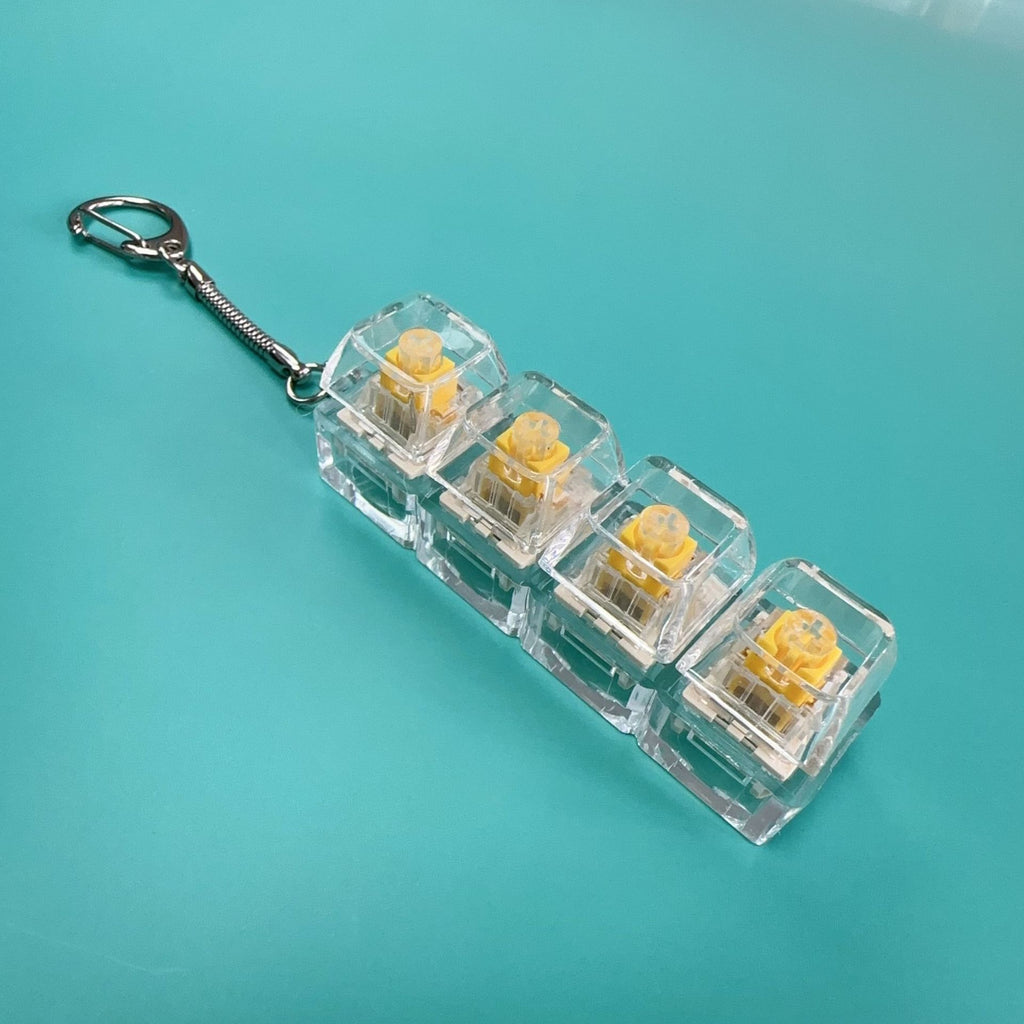 Stress Relief Mini Keyboard Keychain