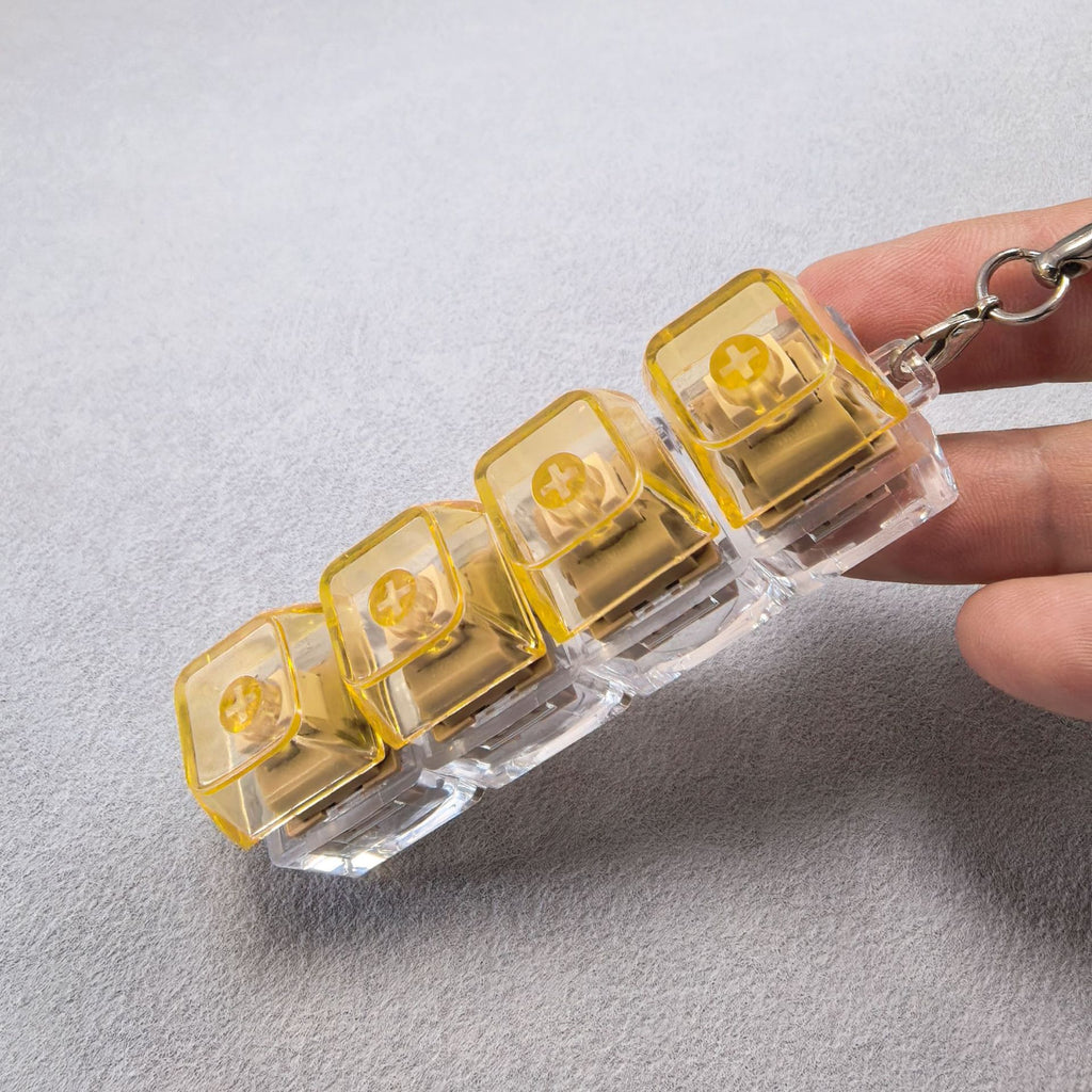 Stress Relief Mini Keyboard Keychain