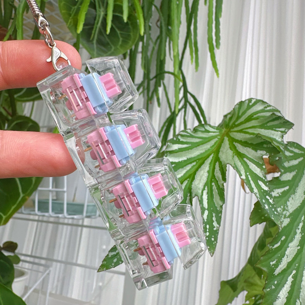 Stress Relief Mini Keyboard Keychain