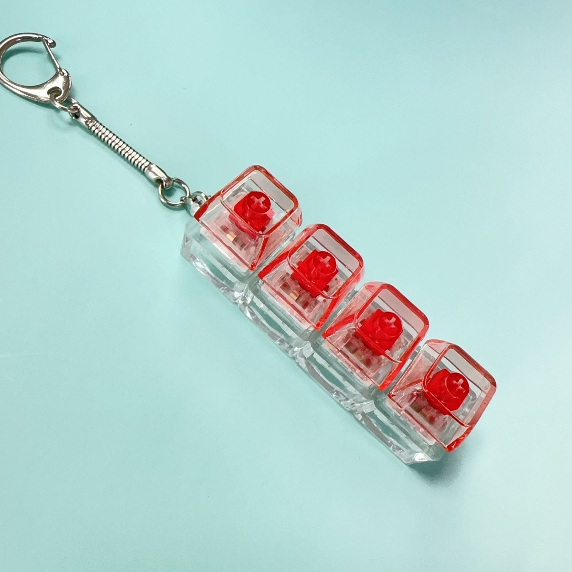 Stress Relief Mini Keyboard Keychain