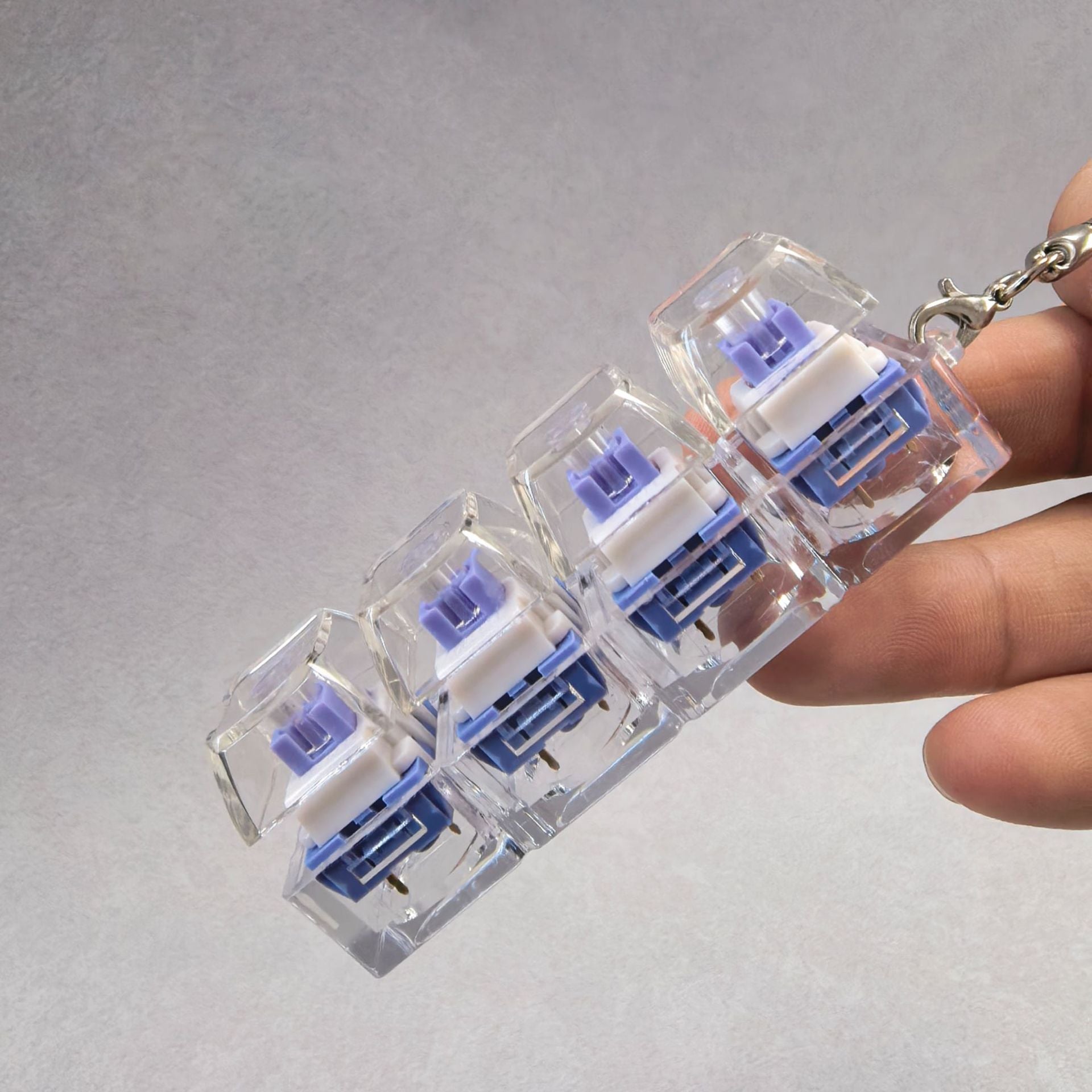 Stress Relief Mini Keyboard Keychain