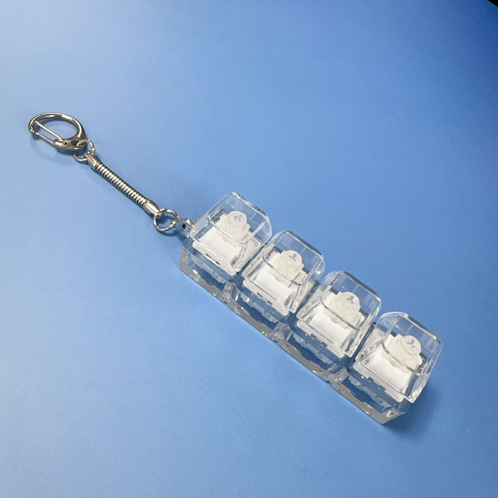Stress Relief Mini Keyboard Keychain