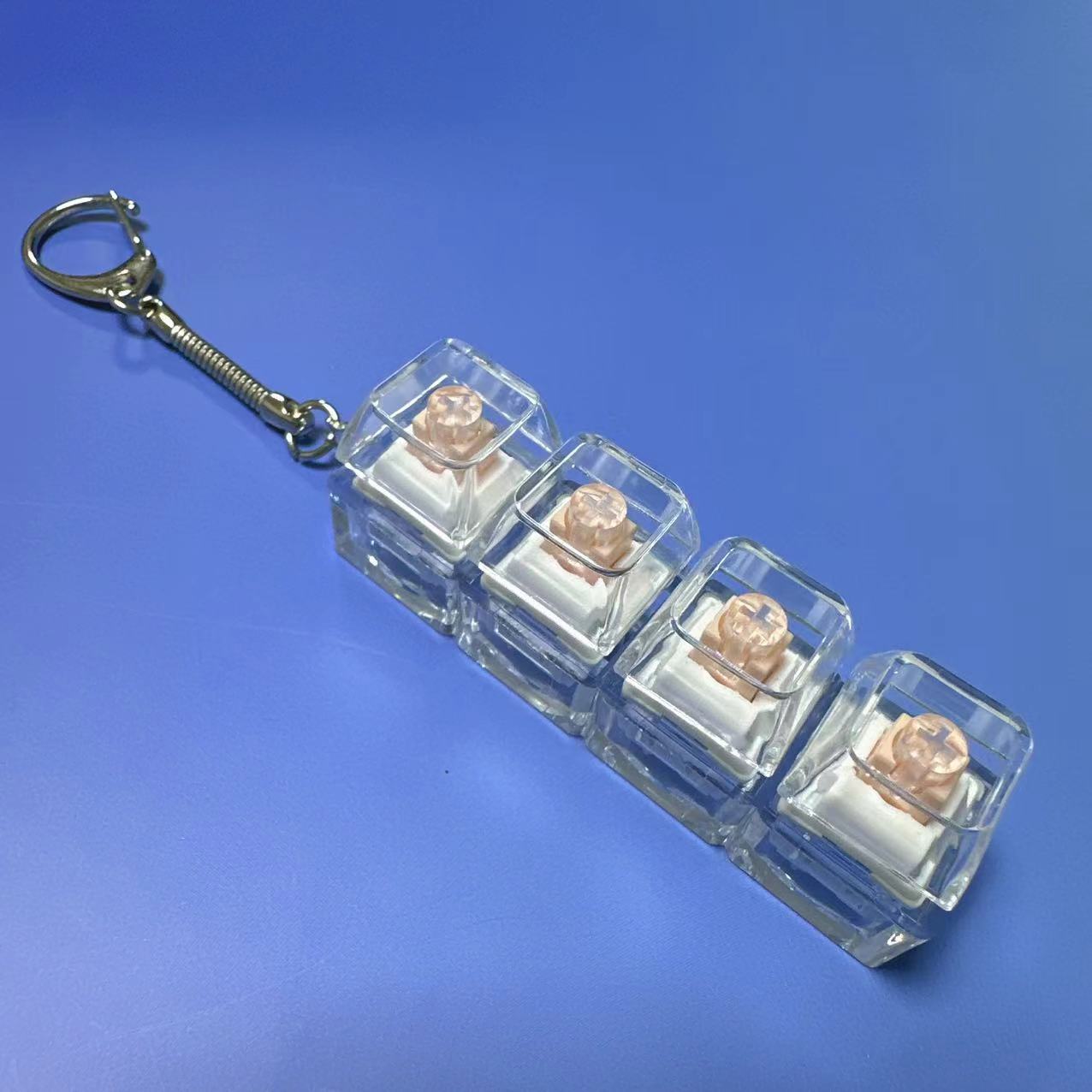 Stress Relief Mini Keyboard Keychain
