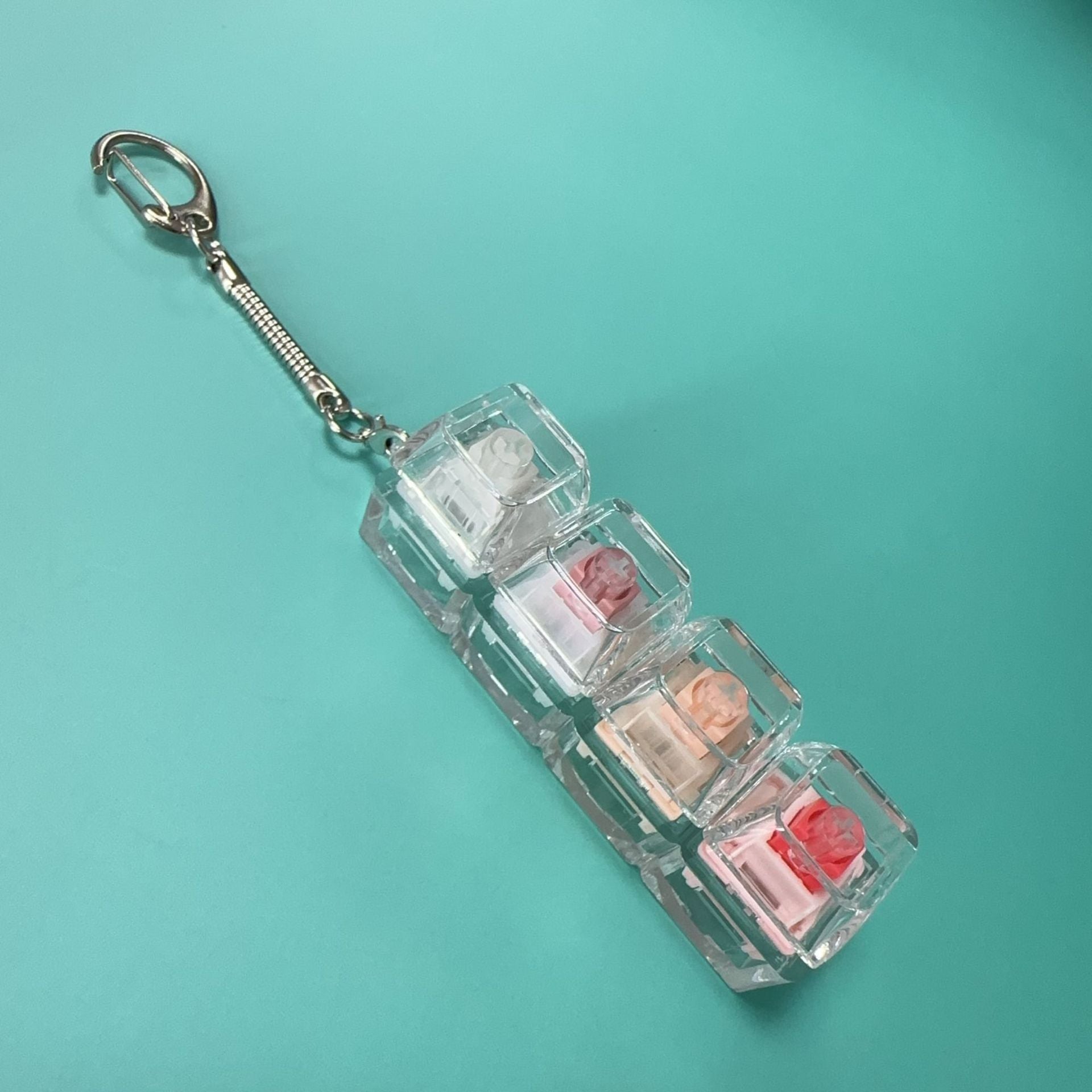 Stress Relief Mini Keyboard Keychain