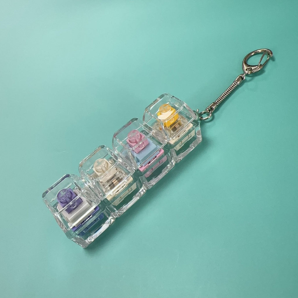 Stress Relief Mini Keyboard Keychain