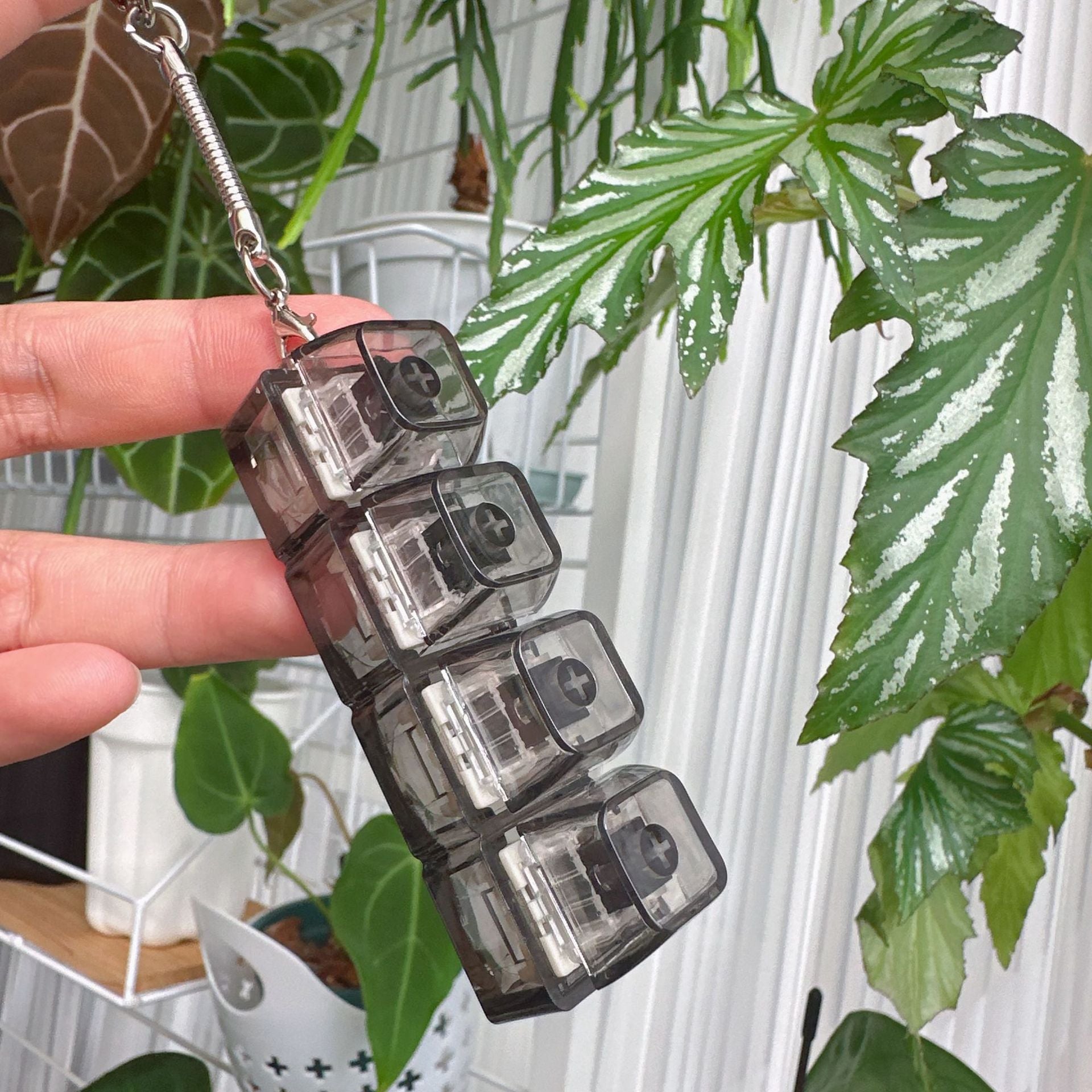 Stress Relief Mini Keyboard Keychain