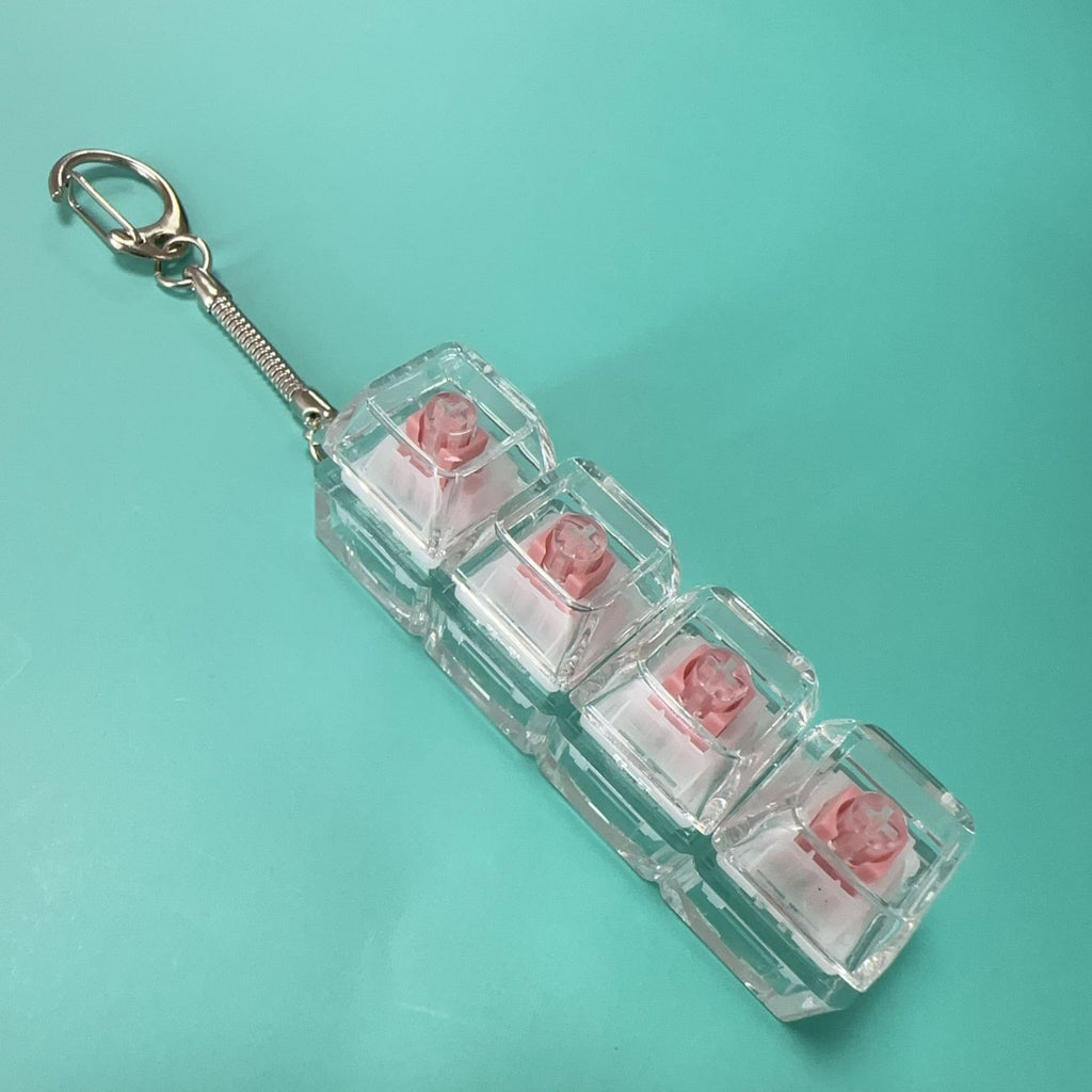 Stress Relief Mini Keyboard Keychain