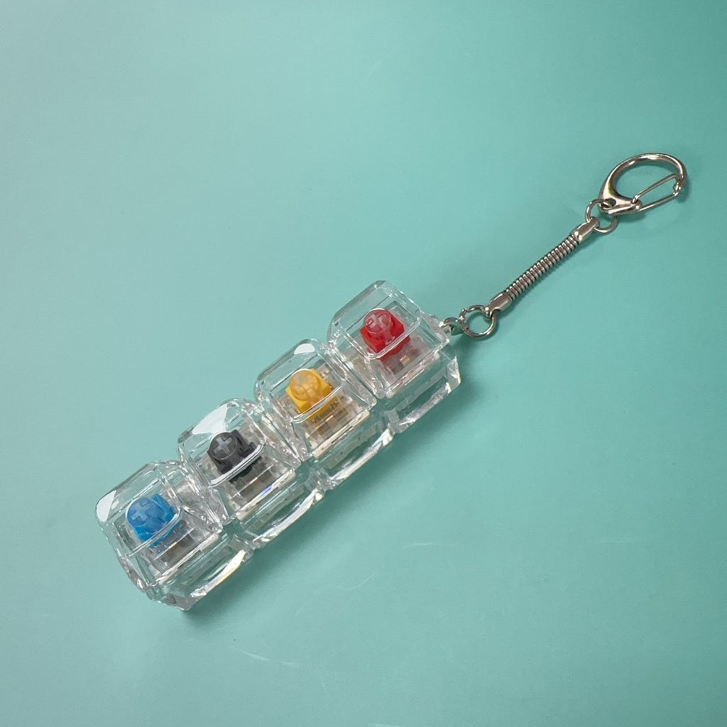 Stress Relief Mini Keyboard Keychain