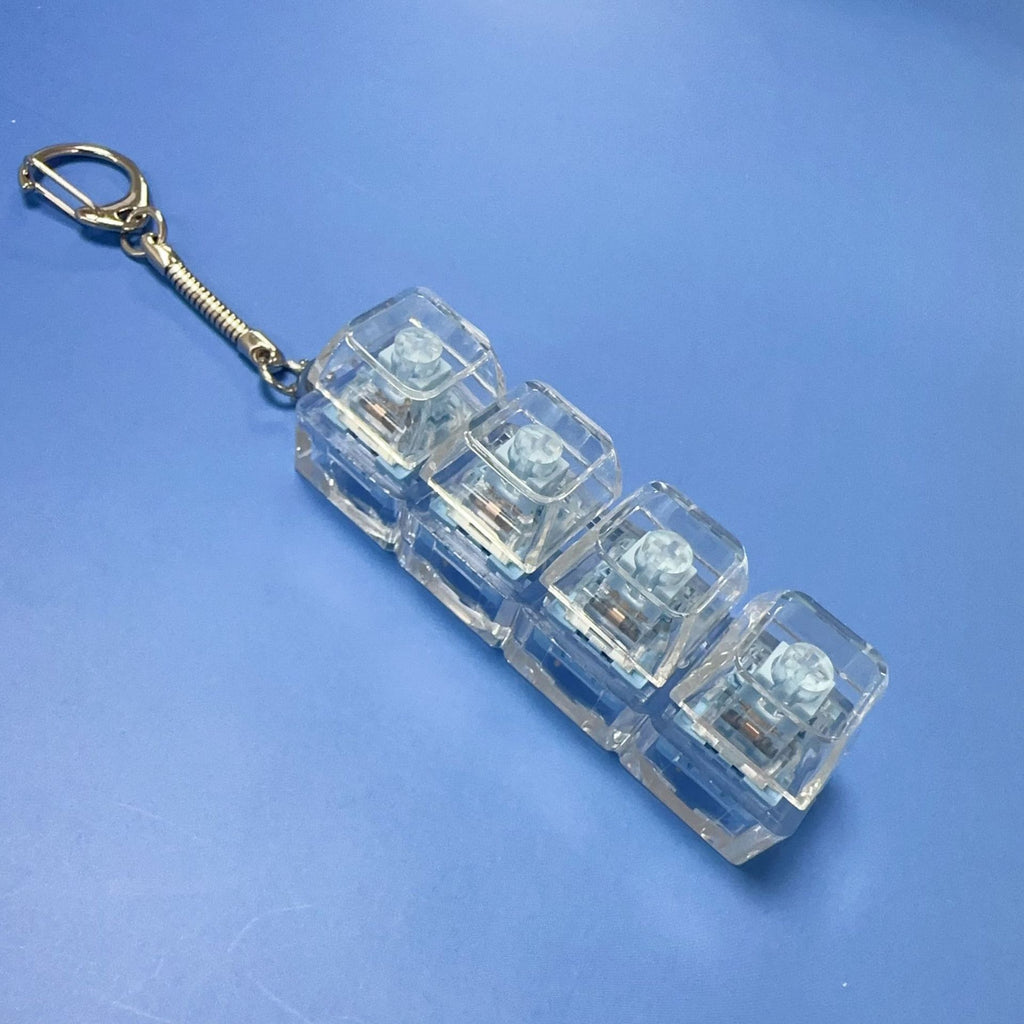 Stress Relief Mini Keyboard Keychain