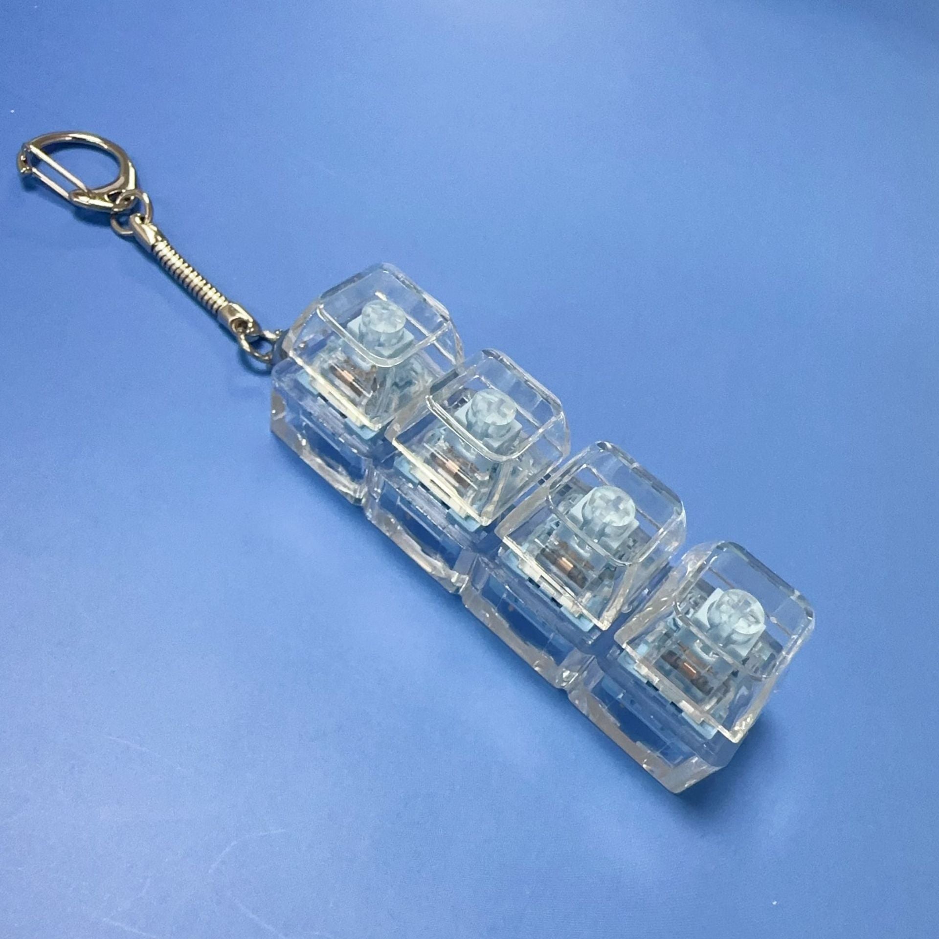 Stress Relief Mini Keyboard Keychain